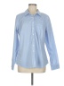 Torrid Blue Long Sleeve Button-Down Shirt Size Med Plus (00) - photo 1