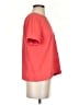 Everlane 100% Triacetate Pink Red Short Sleeve Top Size P (petite) - photo 4