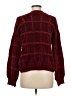 Papermoon 100% Polyester Tweed Burgundy Pullover Sweater Size M - photo 2