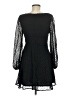 Unbranded 100% Polyester Hearts Black Cocktail Dress Size M (estimated) - photo 2