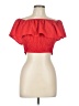 Shein Red Short Sleeve Top Size L - photo 1