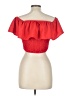 Shein Red Short Sleeve Top Size L - photo 2