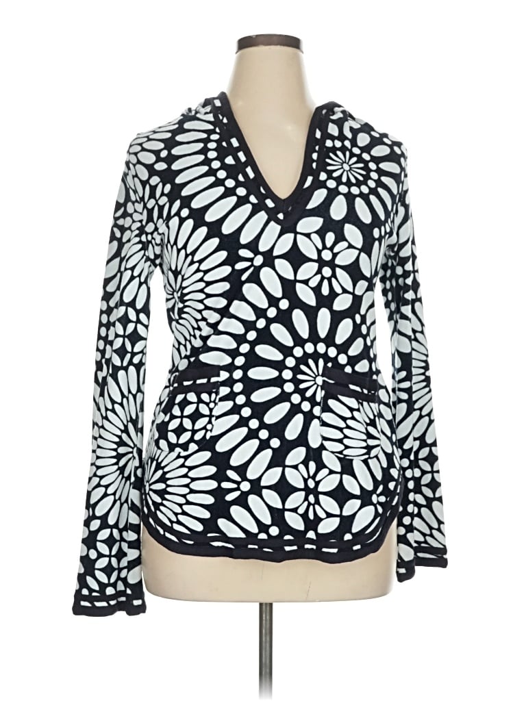 Tory Burch Pullover Hoodie In Blue