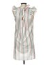 Unbranded Stripes White Casual Dress Size L (estimated) - photo 2
