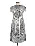 Unbranded Paisley Gray Casual Dress Size M (estimated) - photo 2
