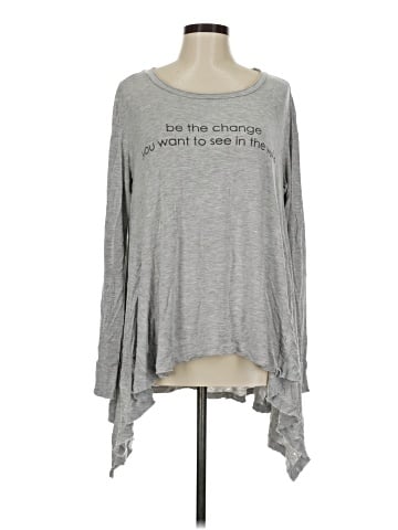 Peace Love World Long Sleeve Top (view 1)