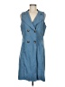 Shein 100% Polyester Blue Casual Dress Size 6 - photo 1