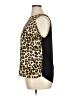 NY&C Animal Print Brown Sleeveless Blouse Size XL - photo 5