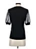 CeCe Black Short Sleeve Top Size S - photo 2