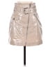 Forever 21 100% Polyester Silver Faux Leather Skirt Size S - photo 1