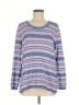 D&Co. Stripes Purple Pullover Sweater Size M - photo 1
