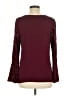 Gibson Burgundy Long Sleeve Blouse Size M - photo 2