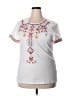 Unbranded White Short Sleeve Top Size XXL - photo 1