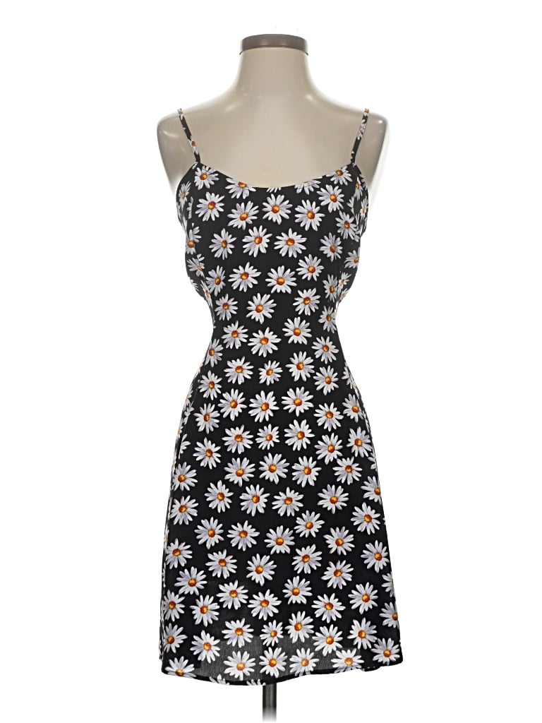 Pre-owned Fire Los Angeles Casual Dress In Black