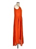 Assorted Brands Solid Orange Casual Dress Size XS - photo 4
