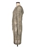 Vince Camuto Metallic Silver Casual Dress Size 8 - photo 5