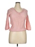 Ember 100% Polyester Pink 3/4 Sleeve Blouse Size XL - photo 1