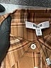 Assorted Brands 100% Cotton Plaid Brown Long Sleeve Button-Down Shirt Size XS - photo 7