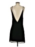 The Impeccable Pig 100% Polyester Solid Black Cocktail Dress Size S - photo 2
