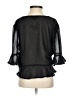 ModCloth Black 3/4 Sleeve Top Size S - photo 2