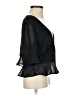 ModCloth Black 3/4 Sleeve Top Size S - photo 4