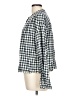 Gap 100% Cotton Checkered-gingham Blue Long Sleeve Blouse Size L - photo 5