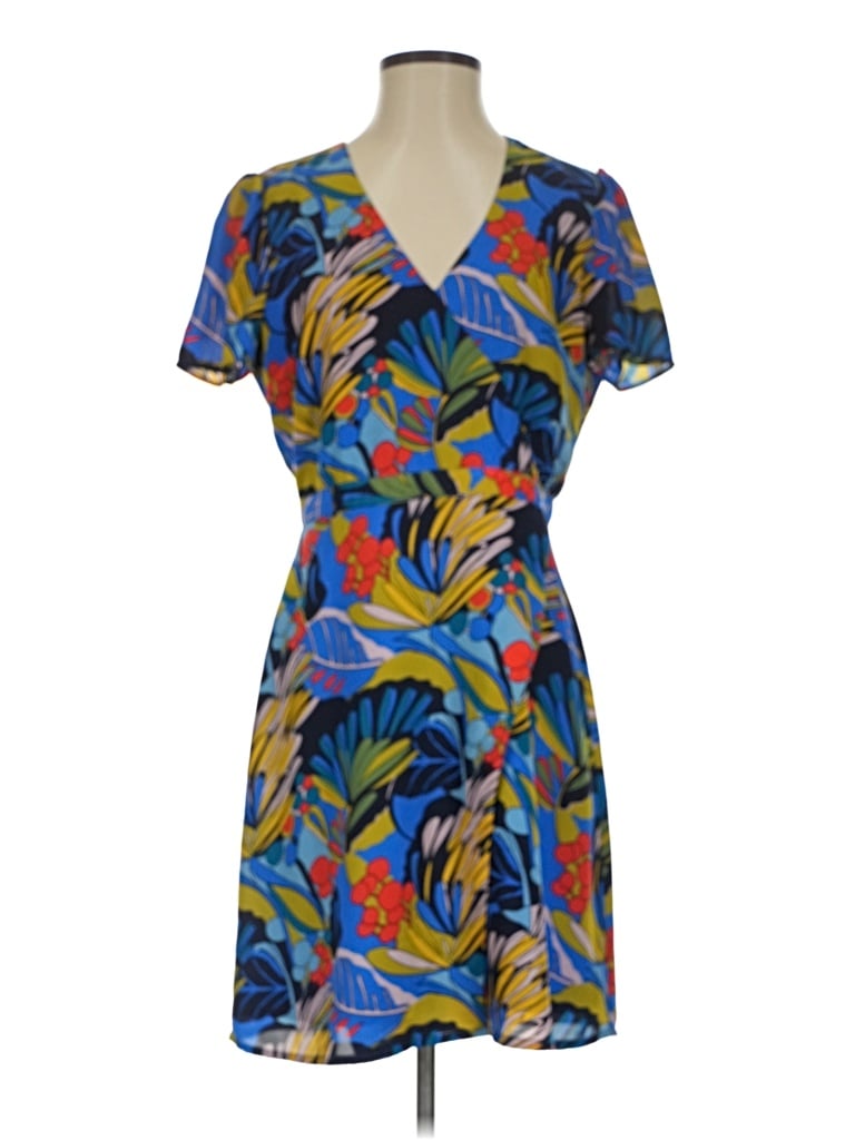 Pre-owned J.crew Mercantile Casual Dress In Blue