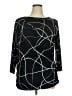 Alfani Black 3/4 Sleeve Blouse Size XL - photo 1
