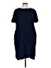 Masai Solid Blue Casual Dress Size L - photo 1