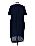 Masai Solid Blue Casual Dress Size L - photo 2