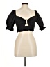 More To Come Black 3/4 Sleeve Blouse Size M - photo 1