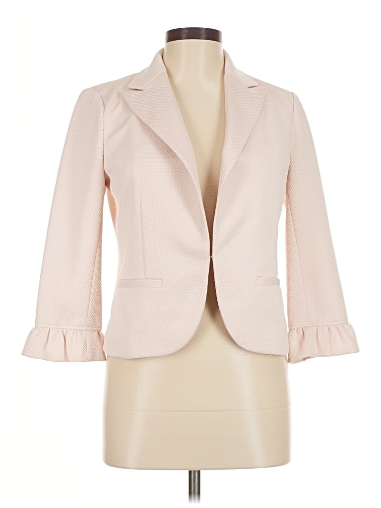 Pre-owned Amanda + Chelsea Blazer Jacket In White