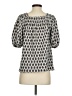 Ann Taylor LOFT Silver Short Sleeve Blouse Size XXS - photo 2