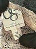 One September Animal Print Tan Long Sleeve Blouse Size M - photo 7