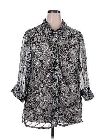 Club Z Collection 3/4 Sleeve Blouse (view 1)
