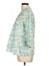 Roberta Roller Rabbit 100% Cotton Teal 3/4 Sleeve Blouse Size M - photo 5