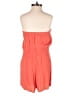 Divided by H&M 100% Viscose Solid Orange Romper Size 4 - photo 2