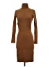 CEFIAN Solid Brown Casual Dress Size S (estimated) - photo 1
