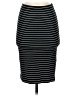 Express Stripes Black Casual Skirt Size XS - photo 1