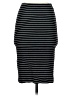 Express Stripes Black Casual Skirt Size XS - photo 2