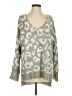 La Miel Animal Print Gray Pullover Sweater Size S - photo 1