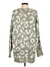 La Miel Animal Print Gray Pullover Sweater Size S - photo 2
