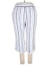 AGB 100% Rayon Stripes White Casual Pants Size 3X - photo 2