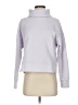 Calia Solid Silver Turtleneck Sweater Size S - photo 1