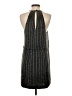 Parker 100% Polyester Metallic Black Cocktail Dress Size 4 - photo 2