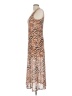 Louna Animal Print Brown Cocktail Dress Size L - photo 5