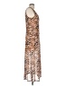 Louna Animal Print Brown Cocktail Dress Size L - photo 4