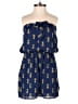 Alya 100% Polyester Print Blue Romper Size S - photo 1