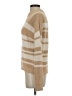 Veda Stripes Tan Turtleneck Sweater Size S - photo 5