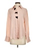 Zara 100% Polyester Pink Long Sleeve Blouse Size XS - photo 1